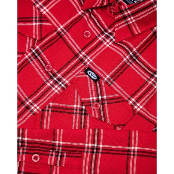 DIXXON Flannel Eddie Edward Van Halen Eruption EVH Collab 5150 Brand New - Picture 3 of 4